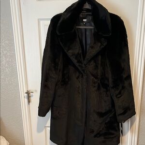 DKNY Faux Fur Coat